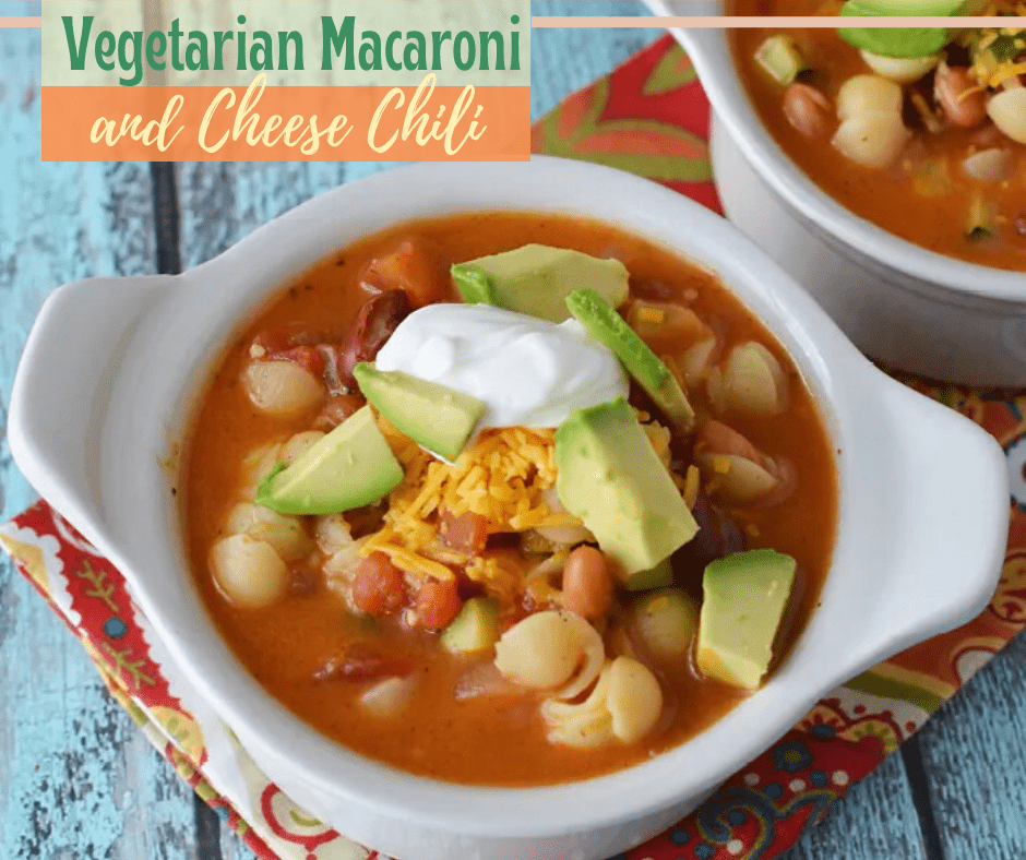 Vegetarian Macaroni and Cheese Chili Recipe