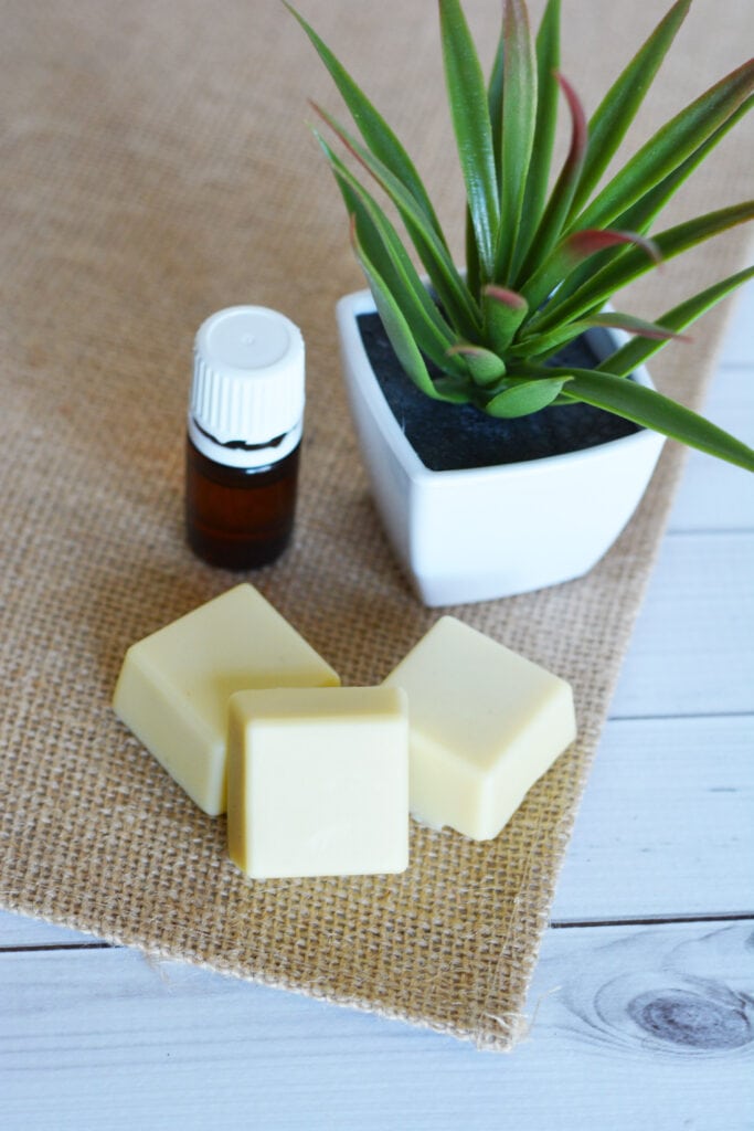 how to make Easy Homemade Lotion Bars with Essential Oils