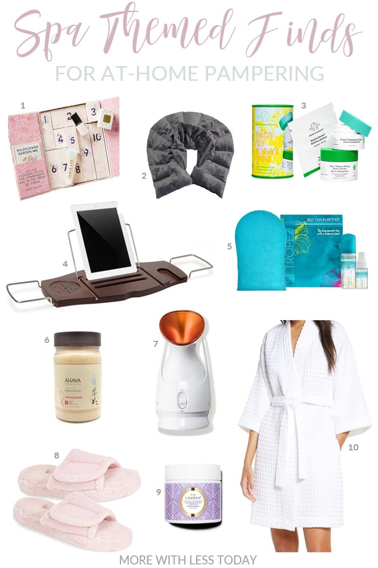 Spa Themed Finds for At-Home Pampering