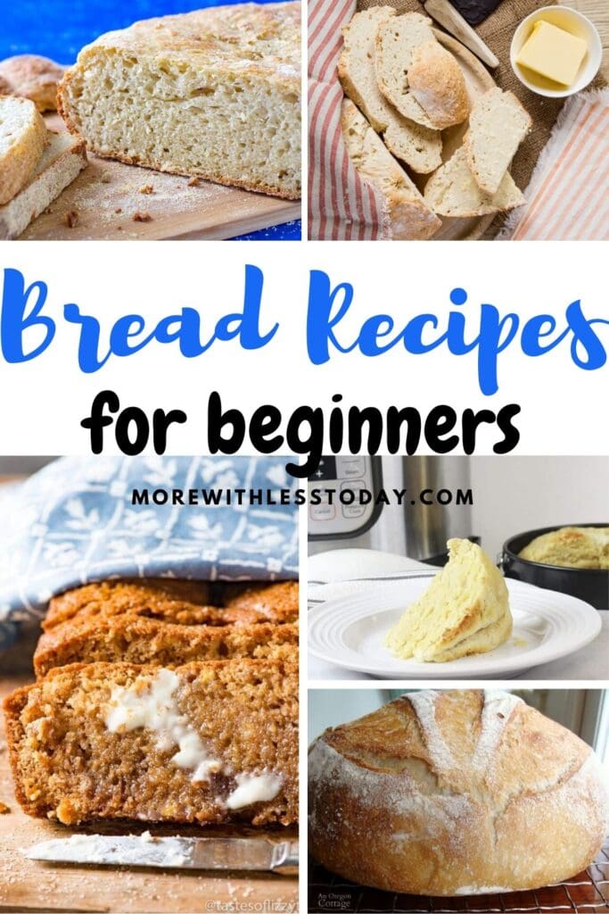 Enjoy these super easy homemade bread recipes for beginners.