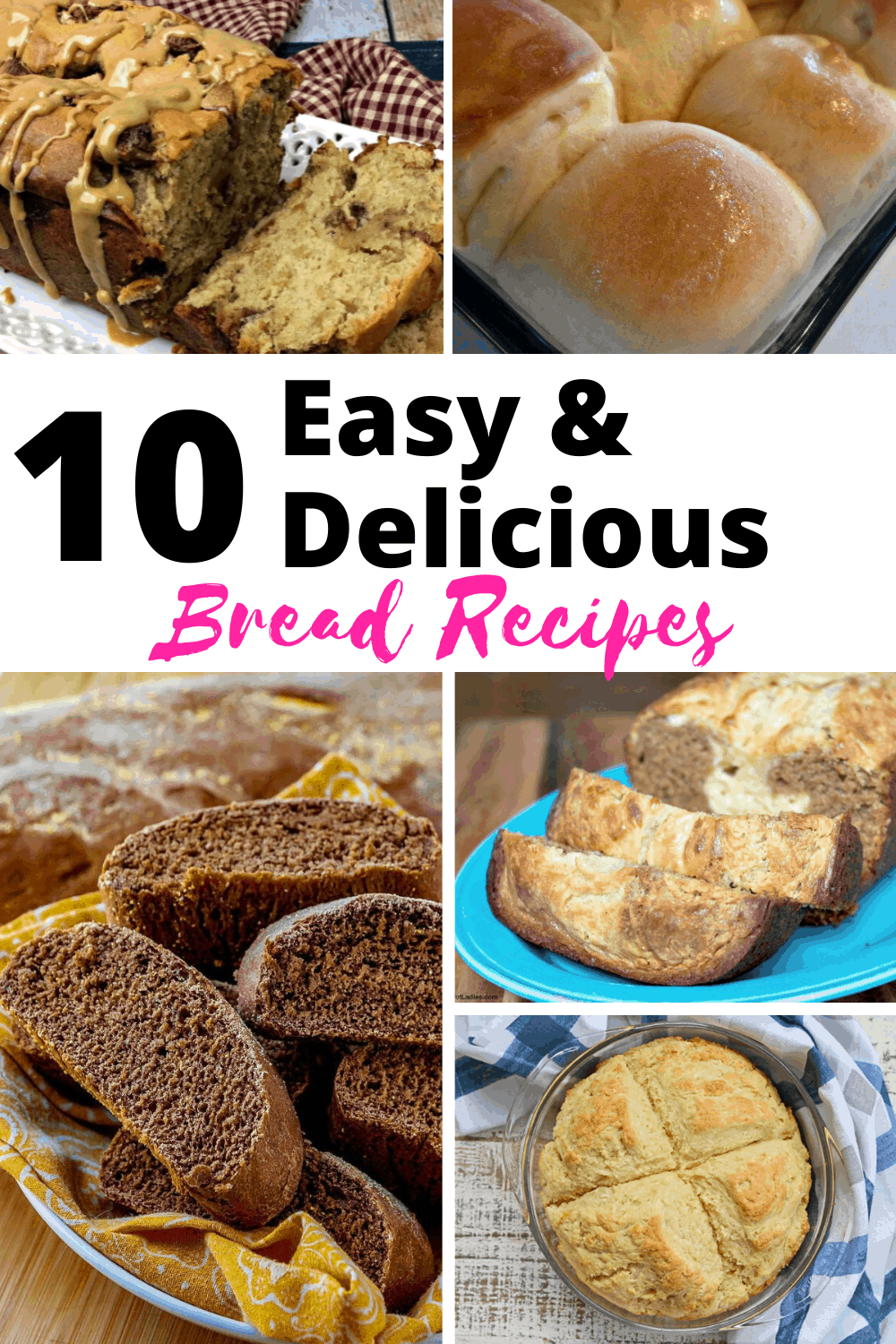 Super Easy Homemade Bread Recipes for Beginners - No Yeast, Sourdough