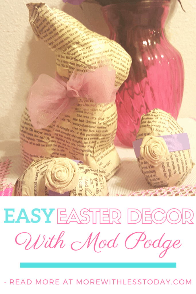 Easy Easter Decor You Can Make Today &#8211;  Mod Podge Decor with Plastic Eggs