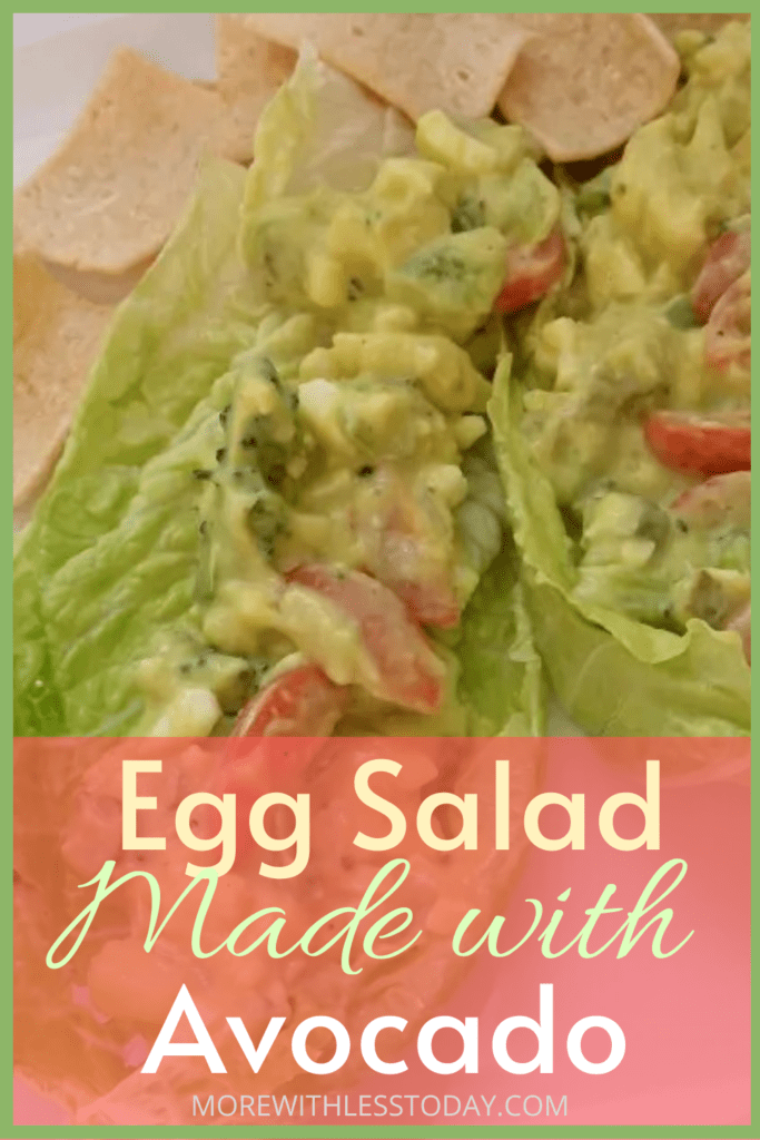 Egg Salad with Avocado No Mayo