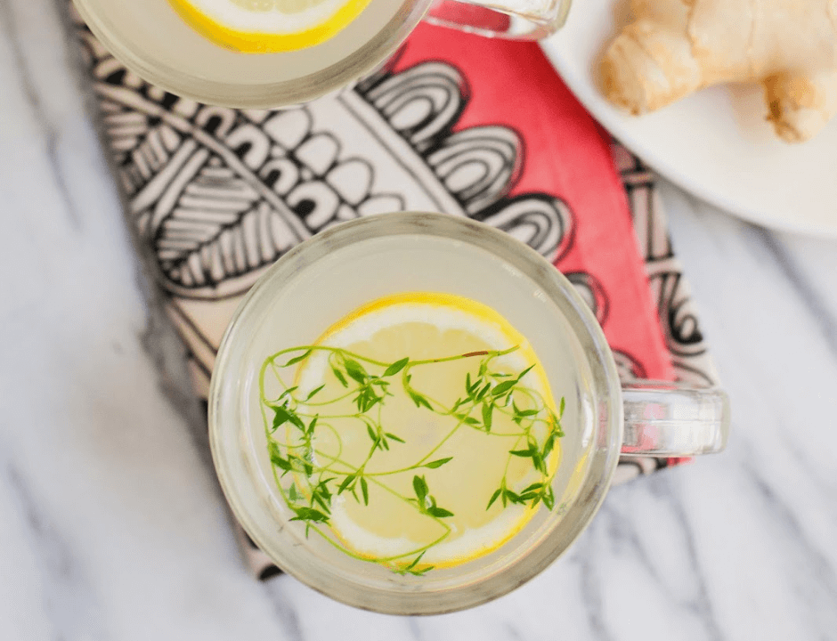 Ginger Thyme Tea - Copycat Coffee Shop Drinks