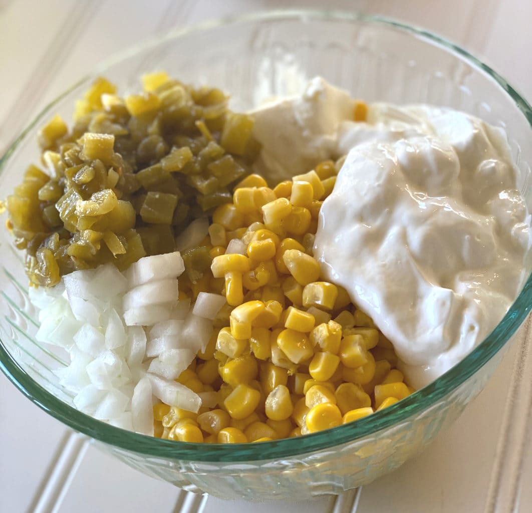 Corn Dip with Mexican Style Sour Cream