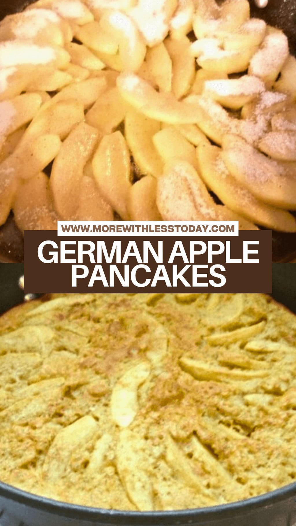 Recipe for German Apple Pancakes - PIN
