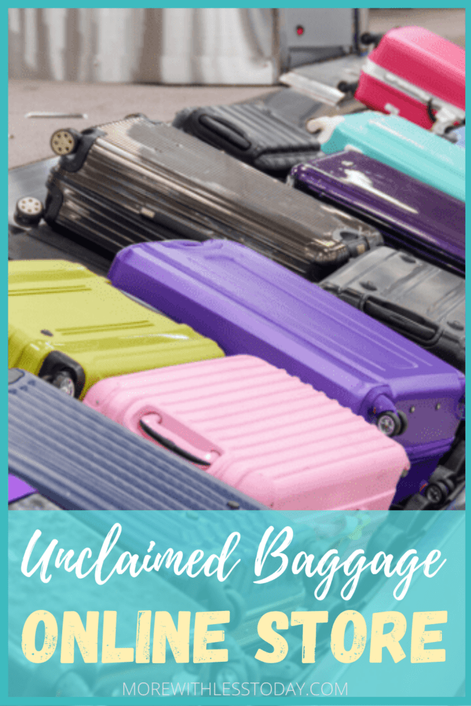 photo of unclaimed luggage in the unclaimed baggage online store