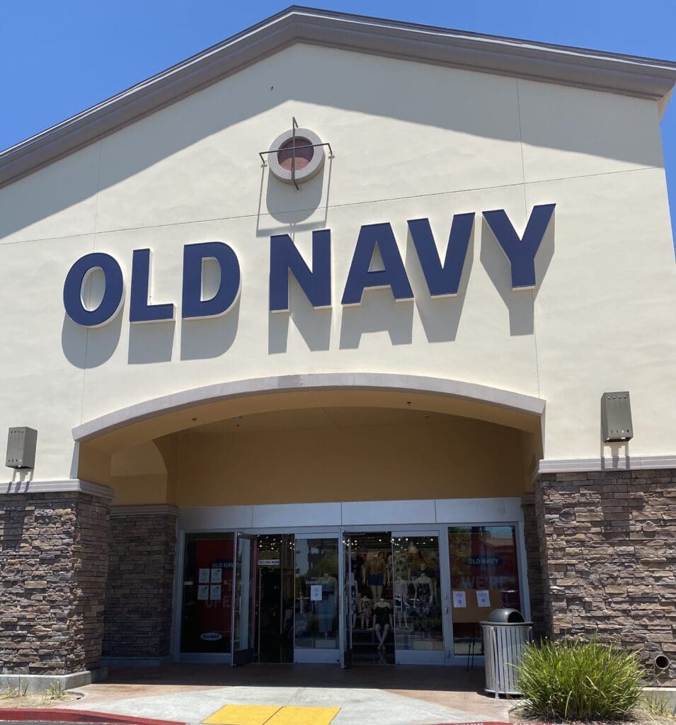 photo of outside an Old Navy store