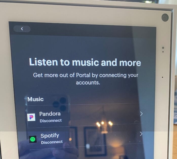 how to listen to music on Facebook Portal