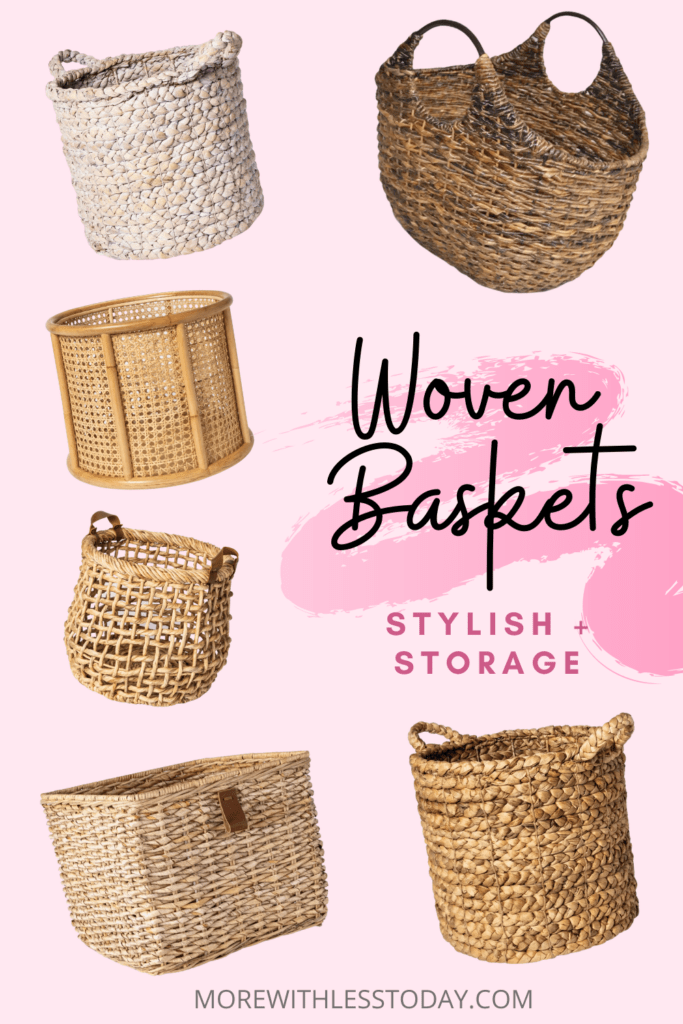 Woven Baskets for Storage &#8211; Chic Inexpensive Storage Ideas from Target