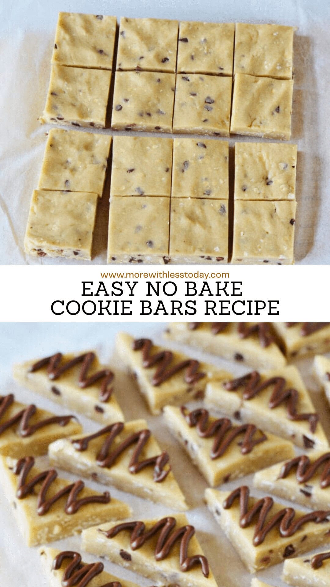 No Bake Cookie Bars - PIN