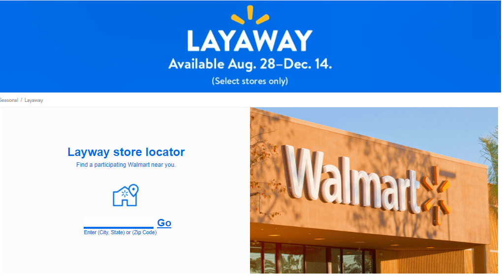 Walmart's New Layaway Plan Layaway in Walmart