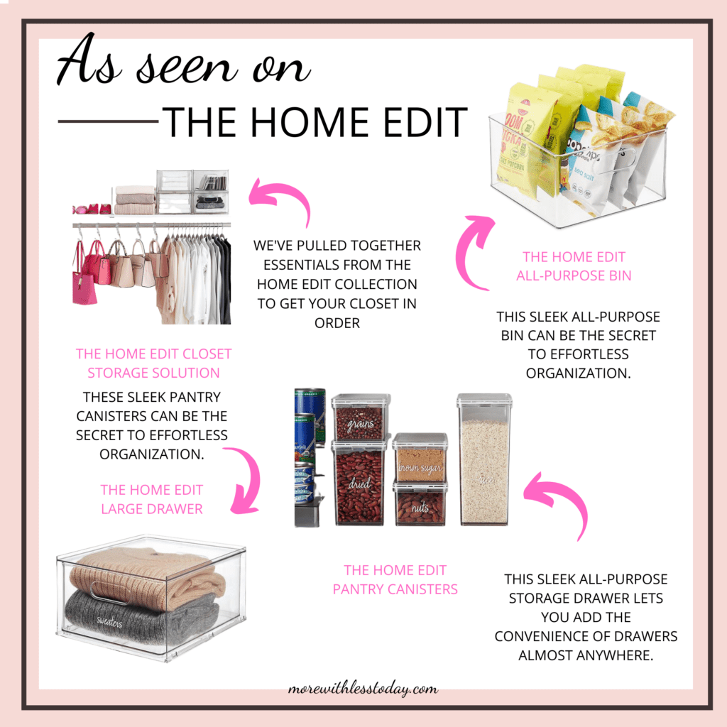 favorite organizing products as seen on The Home Edit