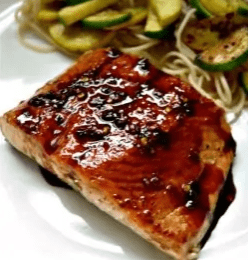 Honey Balsamic Pan Seared Salmon