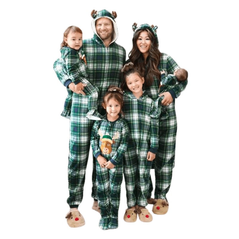 Matching Family Pajamas - Plaid Moose Collection - The Children's Place