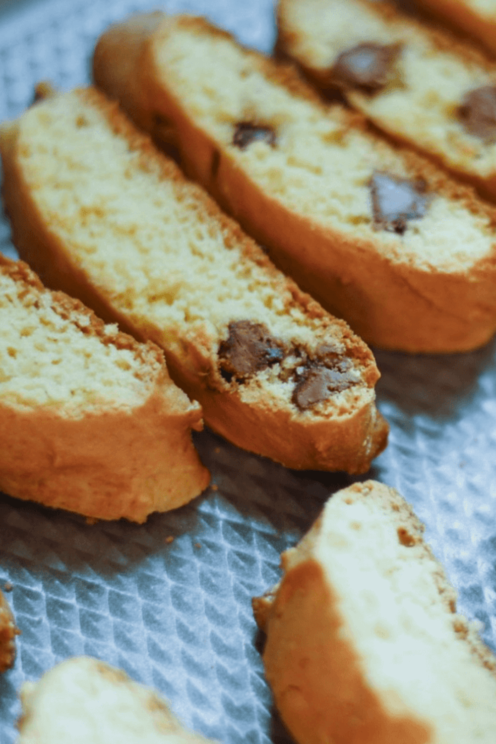 Chocolate Chip Biscotti - How to Make Biscotti from a Cake Mix -PIN