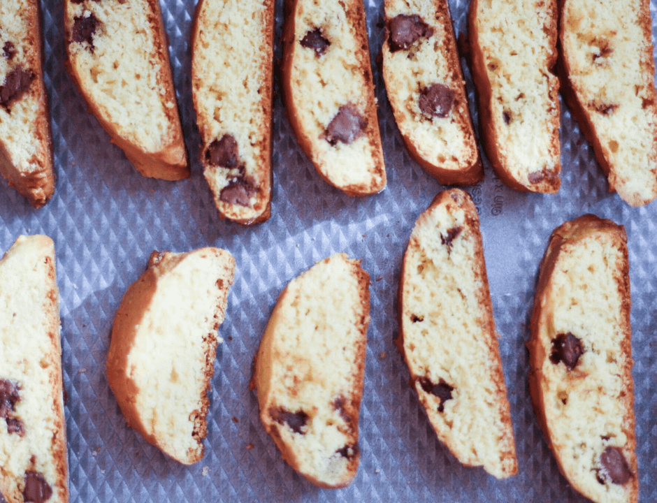 Chocolate Chip Biscotti - How to Make Biscotti from a Cake Mix