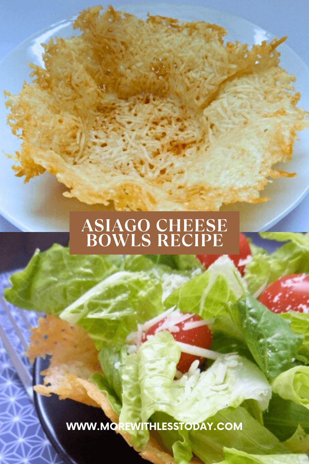 Asiago Cheese Bowls - PIN