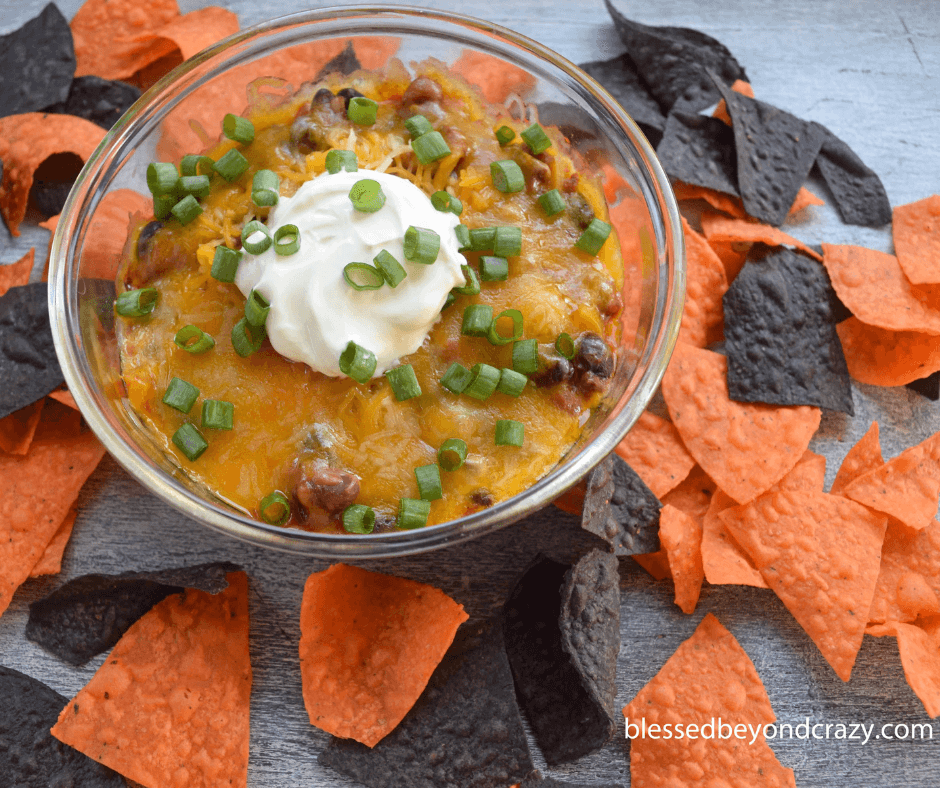 Cheesy Chili Bean Dip - Chili Recipes