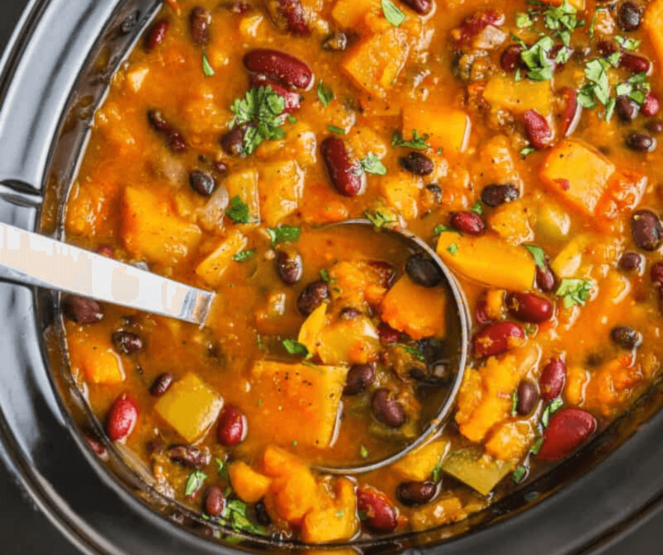 Slow Cooker Butternut Squash Chili - Chili Recipes