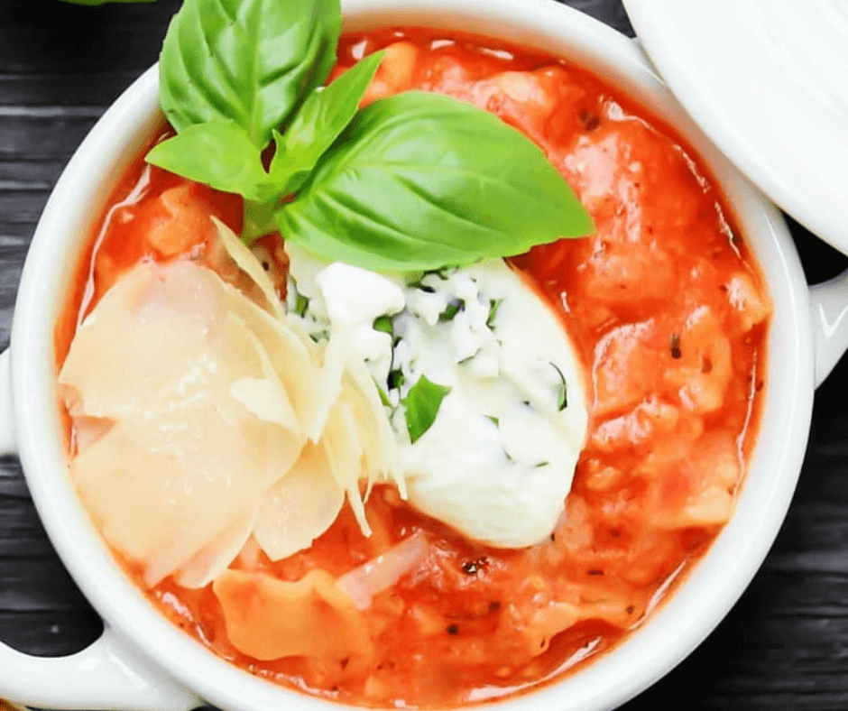 Slow Cooker Lasagna Soup - Popular Recipes for Warm Winter Soups