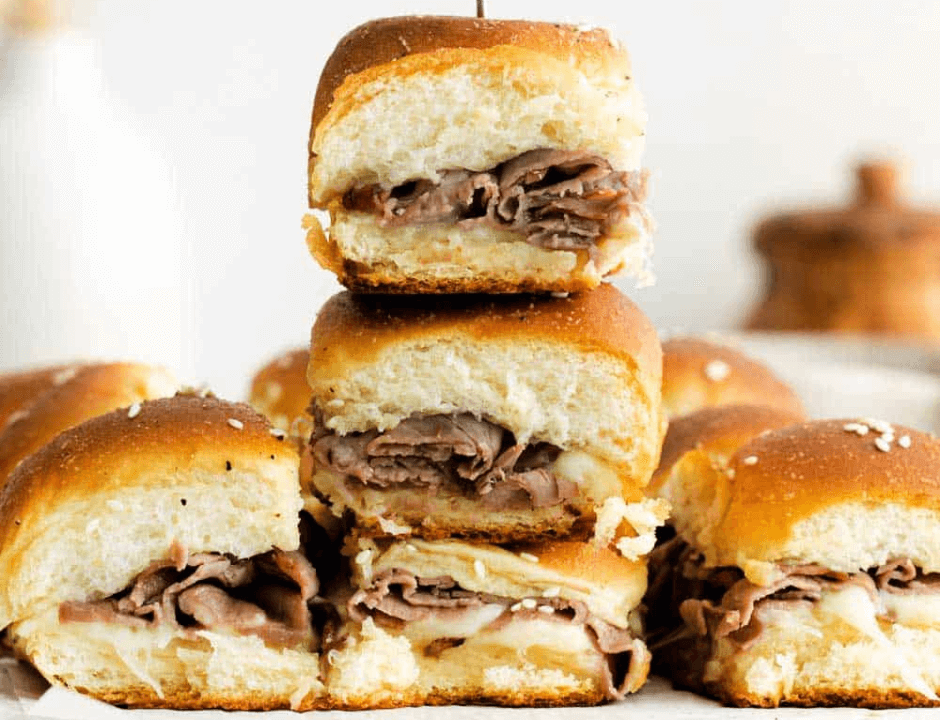 French Dip Sliders - Crowd-Pleasing Recipes