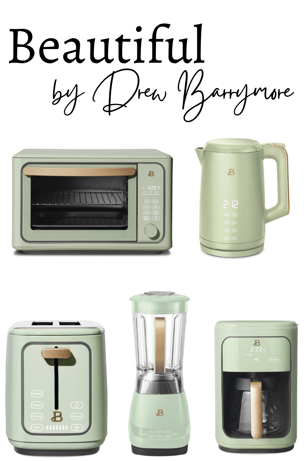 Beautiful by Drew Barrymore Kitchenware at Walmart