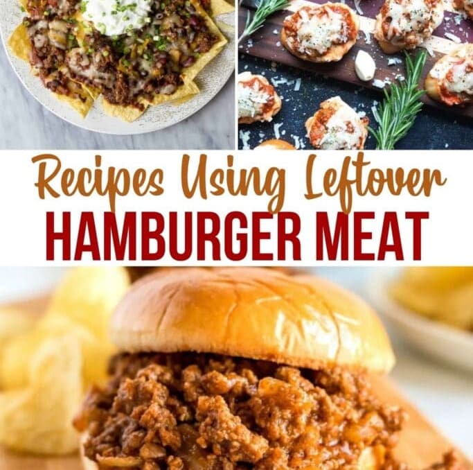 Leftover Hamburger Meat recipe ideas