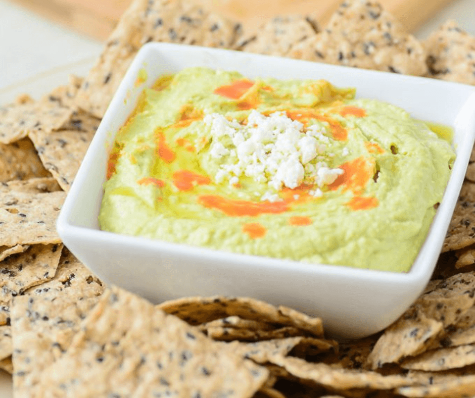 Zesty Avocado & Feta Hummus