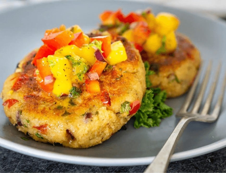 Crab Cakes with Mango Relish