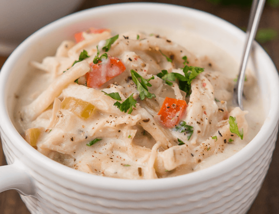 Slow Cooker Chicken Noodle