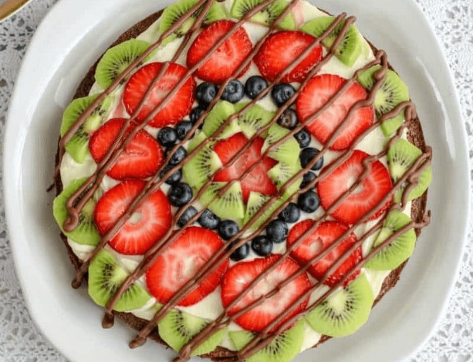 Brownie Fruit Pizza