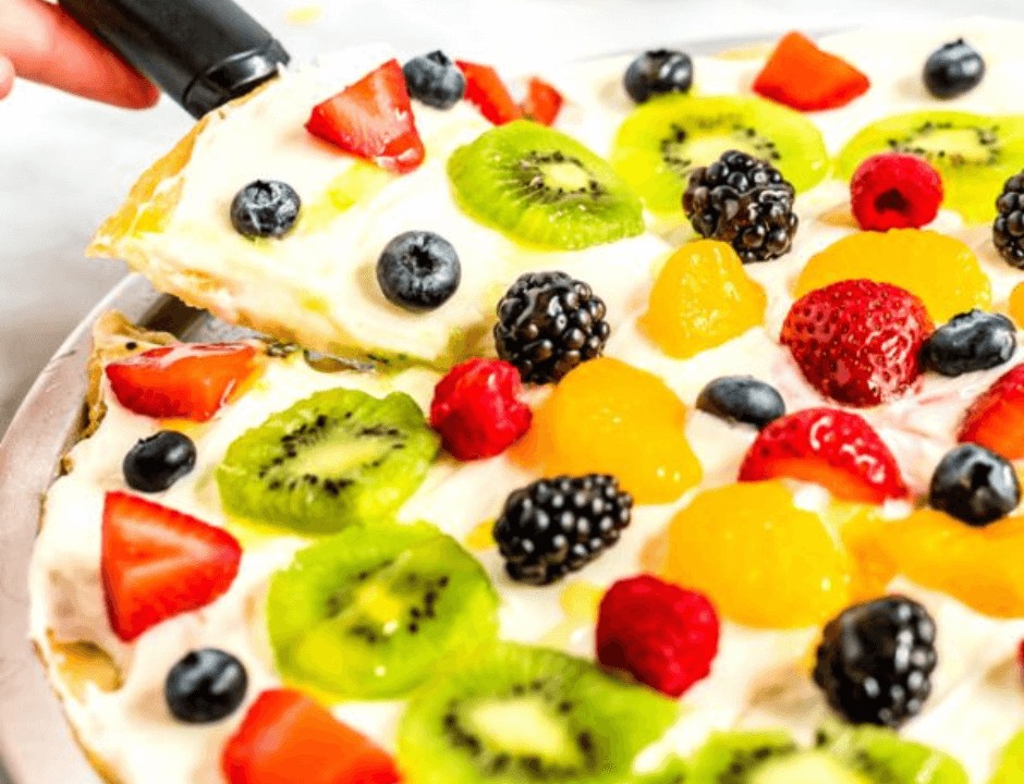 Citrus Glazed Fruit Pizza