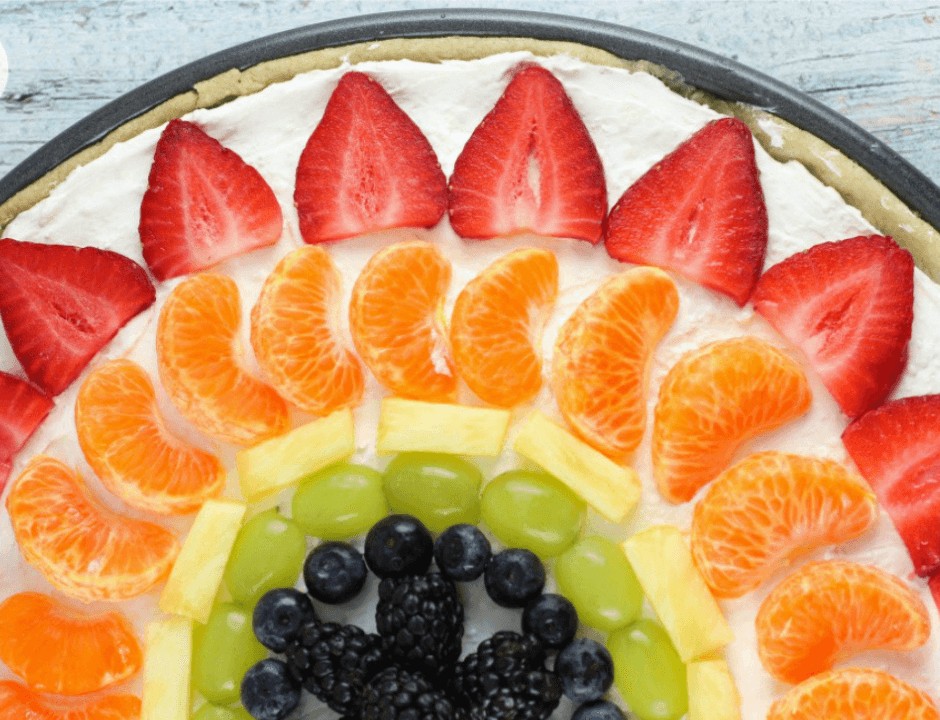 Rainbow Fruit Pizza