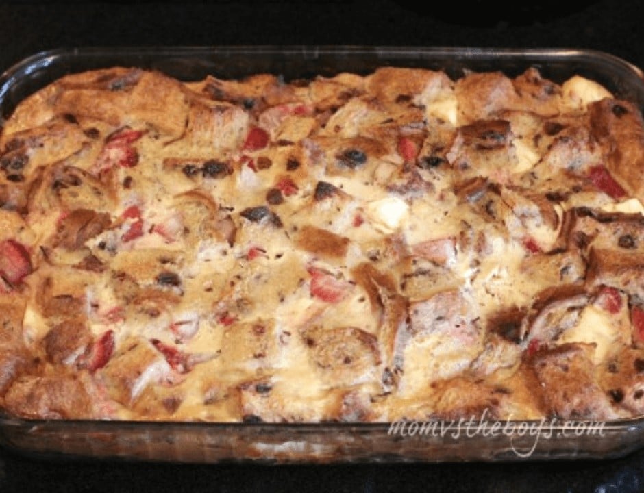 Strawberry-Raisin French Toast Bake