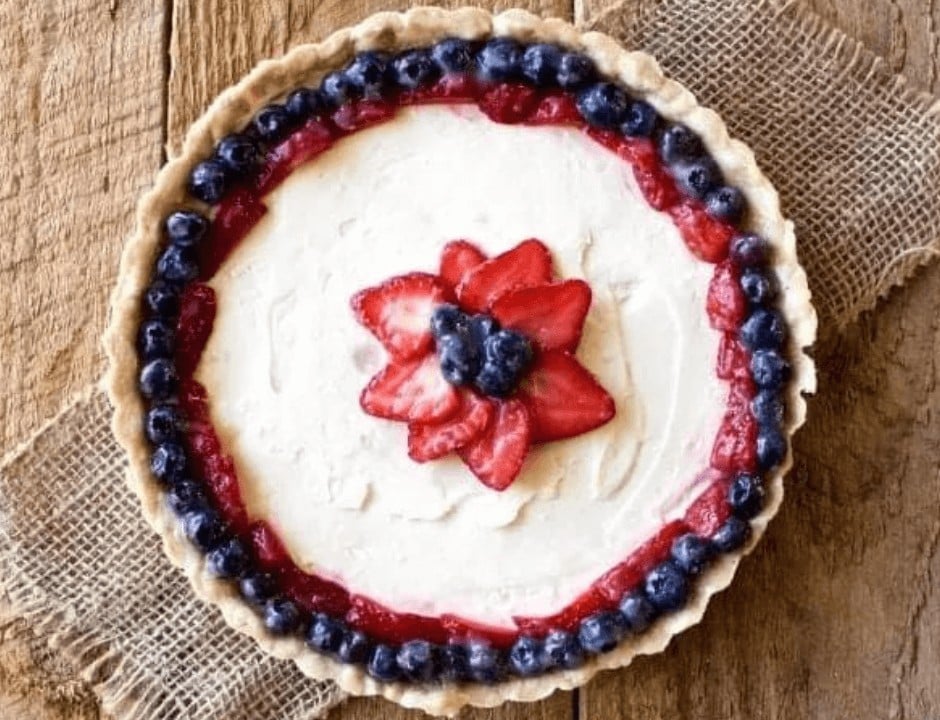 Vanilla Cream Fruit Pizza