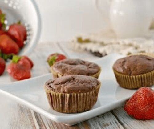 Chocolate Strawberry Muffins
