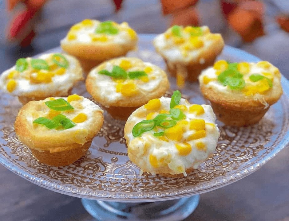 Creamed Corn Biscuit Cups