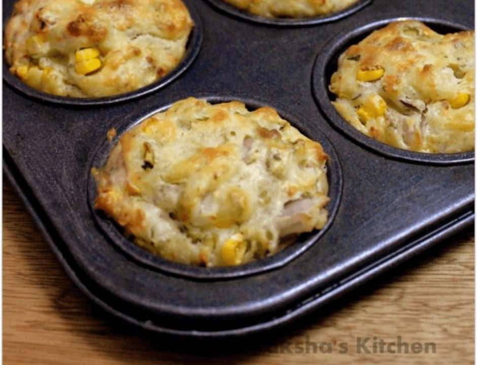 Veggie Corn and Cheese Muffins - 16 Corn Recipes