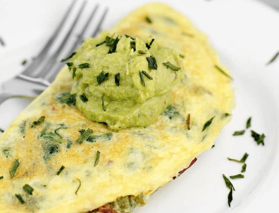 Bacon Jalapeno Popper Omelet Breakfast - Dairy-Free Recipes