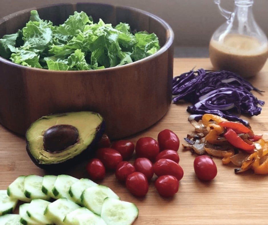 Fajita Salad Ingredients