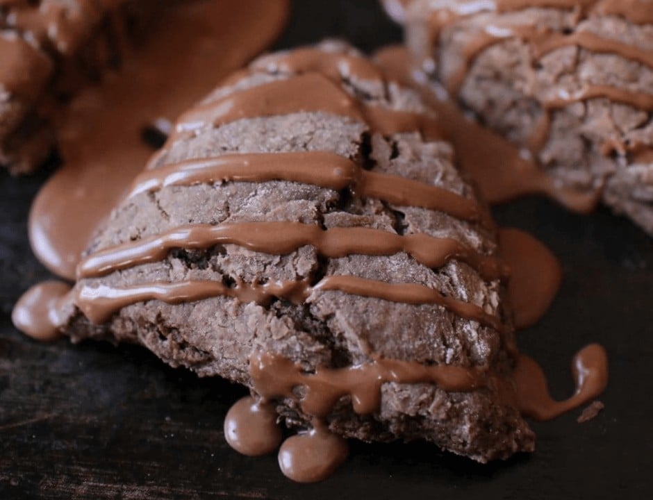 Triple Chocolate Scones - Chocolate Recipes