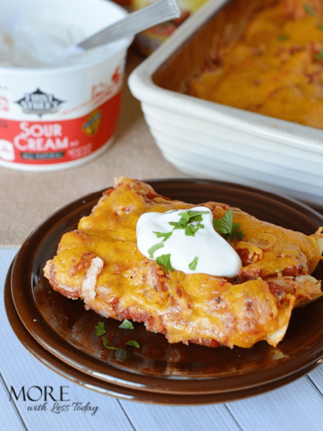 Easy Chicken Enchiladas Recipe