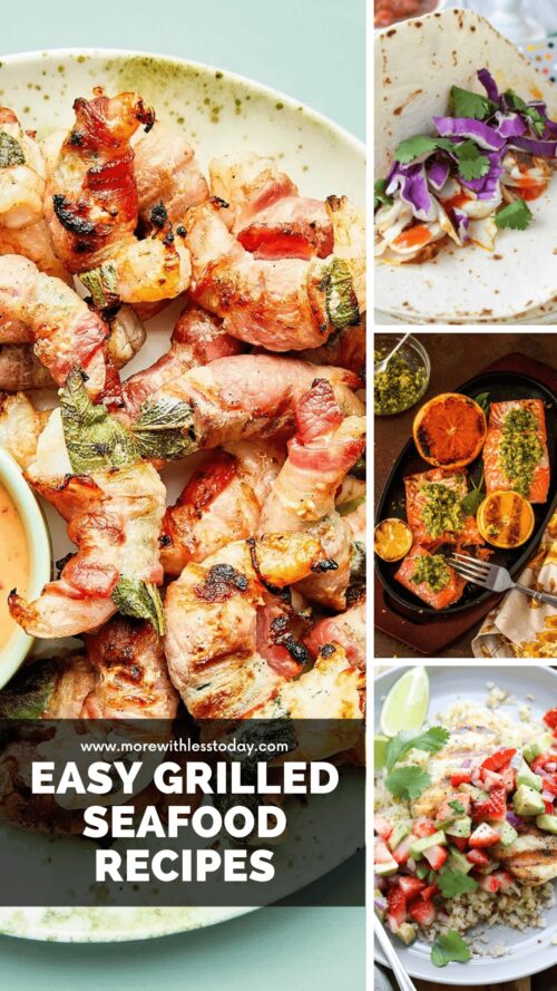 16 Easy Grilled Seafood Recipes - Swordfish, Salmon, Mahi Mahi, Shrimp