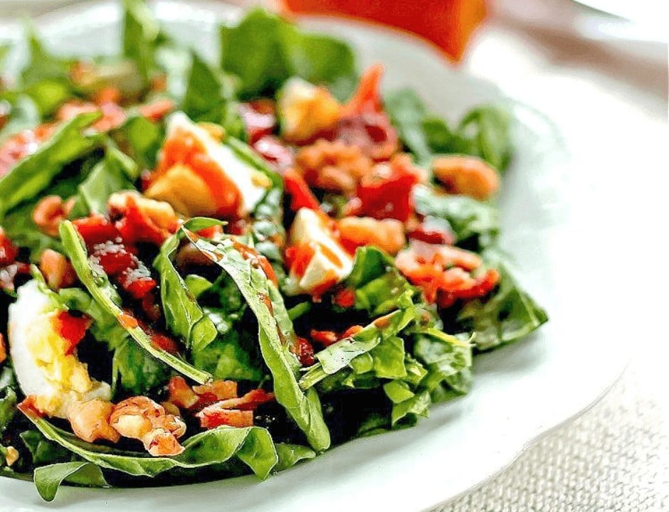 Fresh Spinach Salad - 15 Salad Recipes