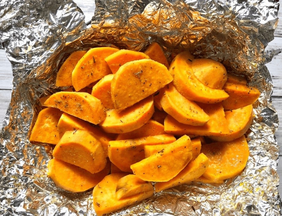 Grilled Sweet Potatoes