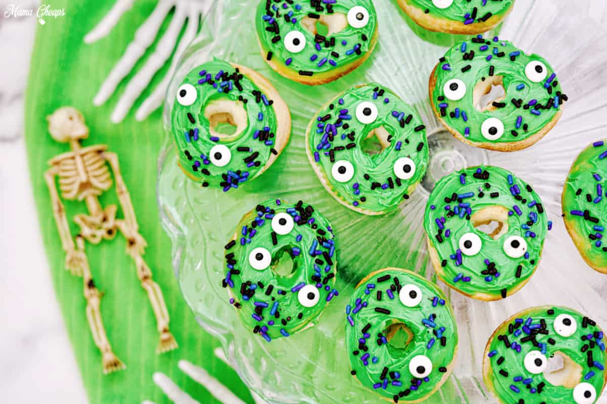 Halloween Desserts - Halloween Monster Donuts