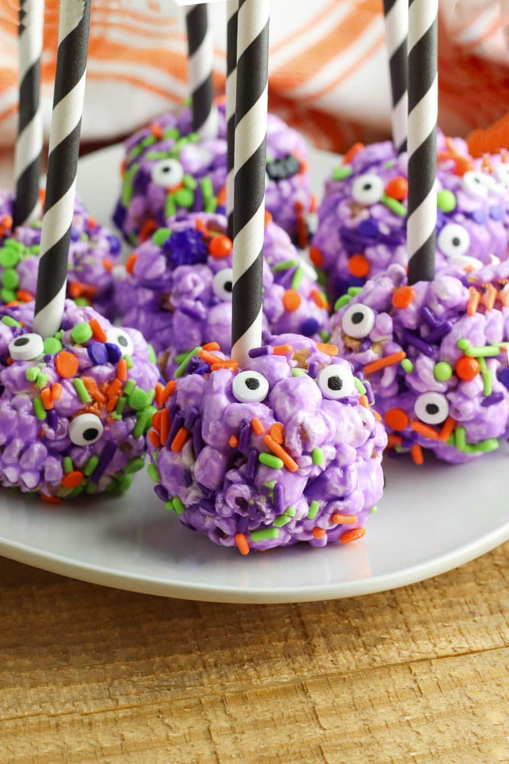 Halloween Party Treats - Halloween Popcorn Balls