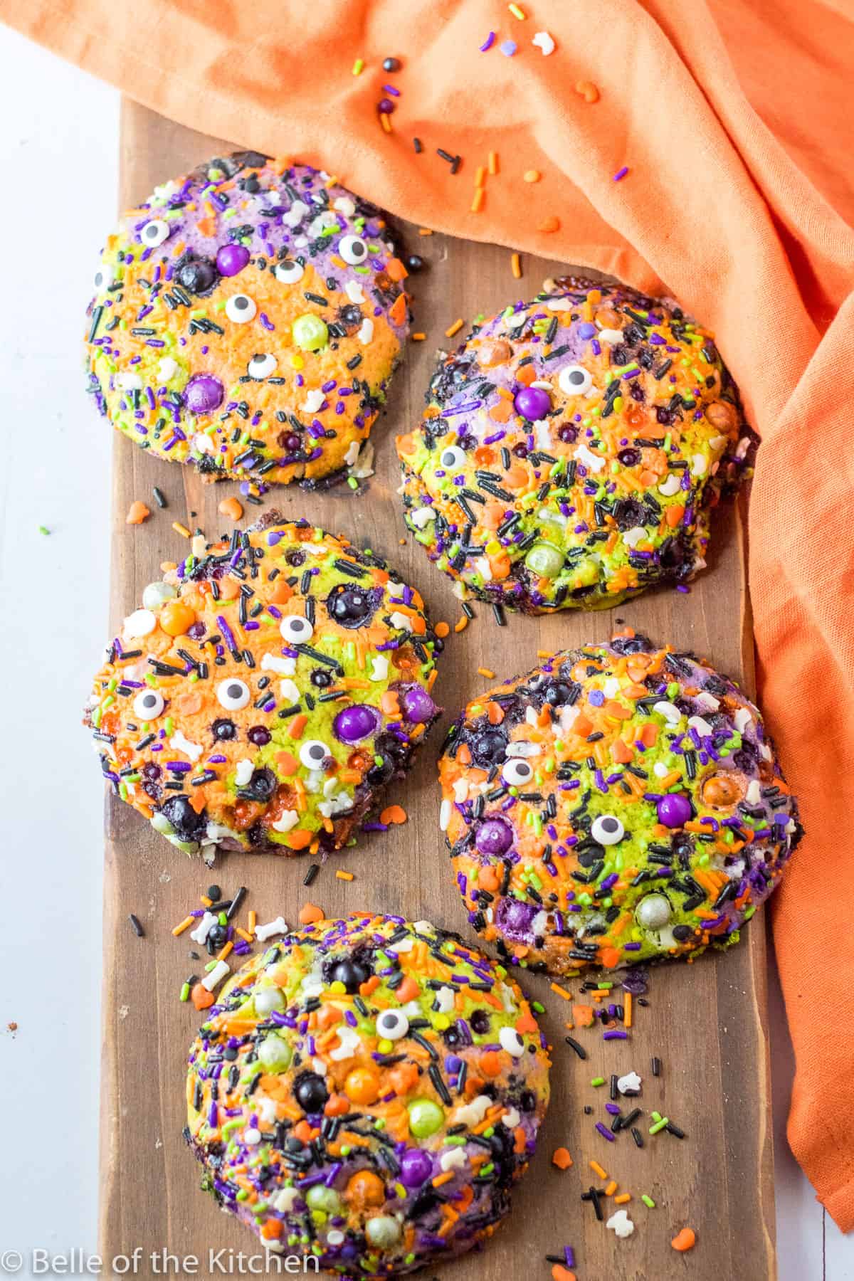 Halloween Desserts - Halloween Sugar Cookies with Sprinkles