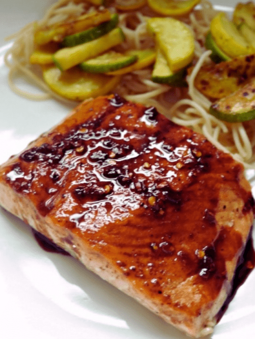 Honey Balsamic Pan Seared Salmon